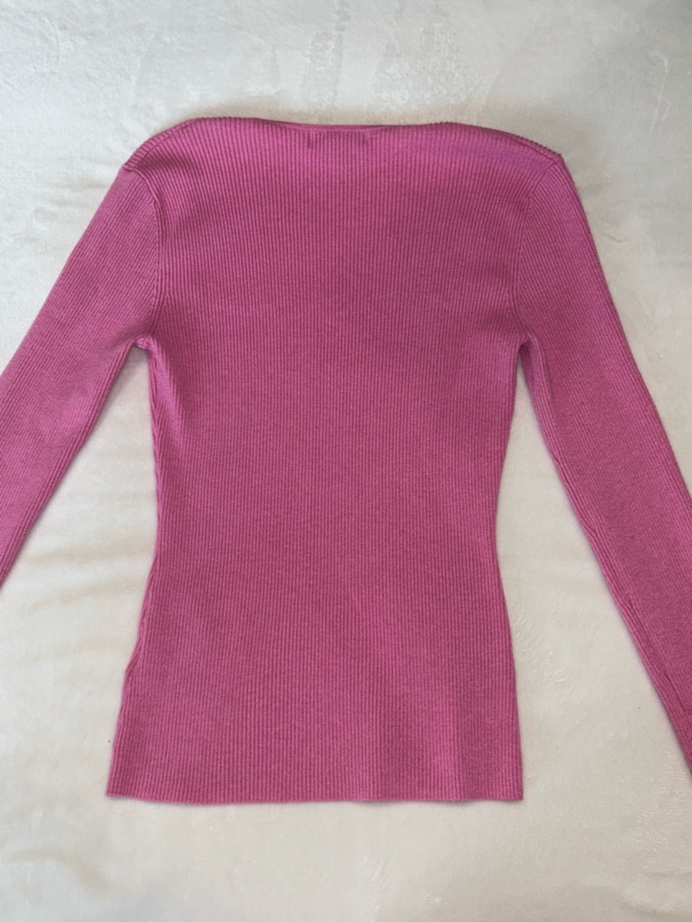 H&M Pink Ribbed Sweater Medium - Picture 6 of 6